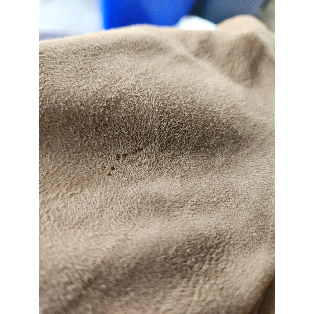 Vtg 70s Breier Of Amsterdam Women's Long Suede Jacket Brown Embroidered Sz Small - Picture 15 of 15